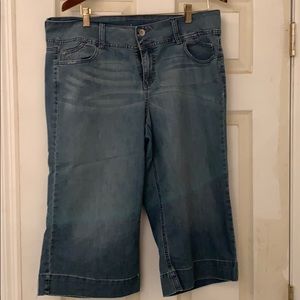 Women’s Apt 9 Wide Leg Jean Capri